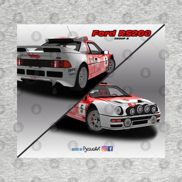 Ford RS200 Group B Belga by PjesusArt